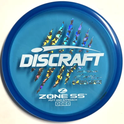 Discraft Zone SS 6x Garra Paul McBeth - 174g Escala Edición Limitada Nuevo Foto 1 de 4