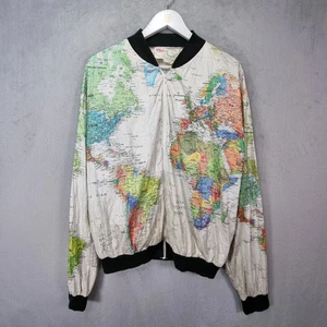 Vintage Wearin' The World Graphic Jacket Mens XXL1989 Nirvana Kurt Cobain True - Picture 1 of 16