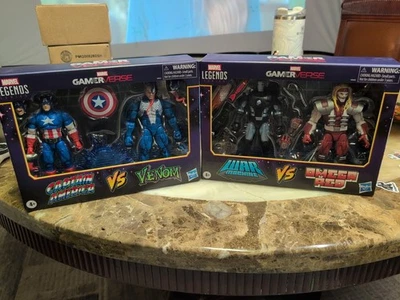 Marvel Legends Gamer Verse War Machine Vs Omega Red Captain America Vs Venom Novo - Imagem 1 de 4