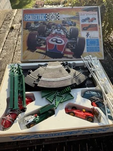 Seltenes Scalextric Vintage GP 51 Set Triang Rovex Hornby, sieht komplett aus. Schönes Set - Bild 1 von 13