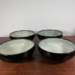 4  x Sango Nova Black  4932 Bowls 17cm - Picture 1 of 6