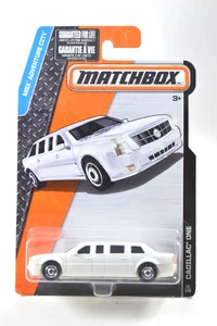 Matchbox Adventure City weiß Cadillac One 2016 1/64 Diecast - Bild 1 von 3