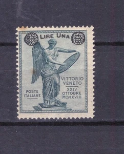 FRANCOBOLLI Italia Regno 1924 Soprastampato 1 L su 15 c. MH* SAS160 FXD11 - Picture 1 of 1