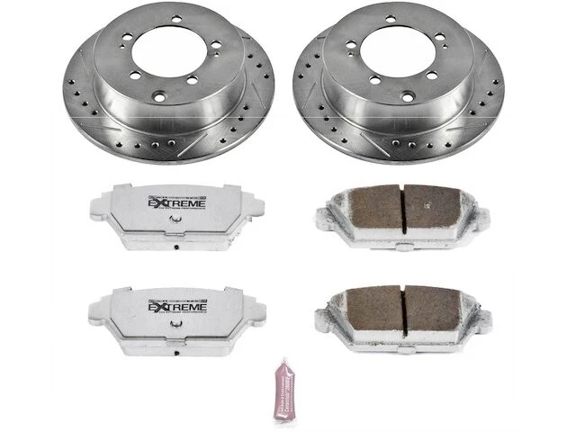 Kit de pastillas de freno trasero y rotor para Mitsubishi Eclipse 1990-1994 1991 1992 XV133MT Foto 1 de 1