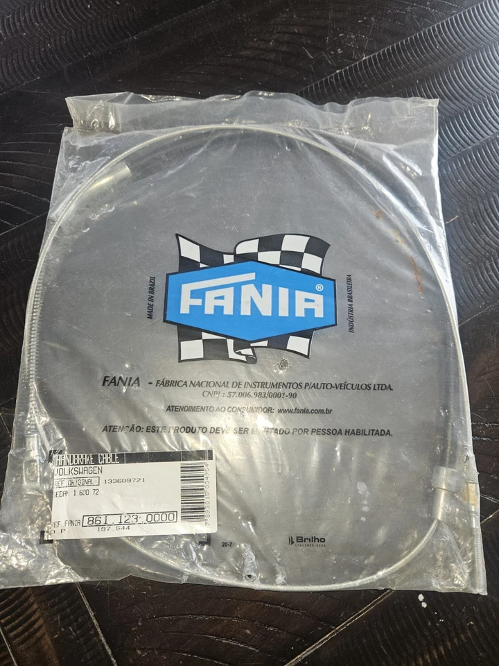 Cable FRENO DE MANO VOLKSWAGEN 1759mm 1973-79 Escarabajo-Super Escarabajo-Cosa-Ghia Foto 1 de 4