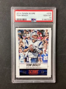 PSA 10 2014 Panini Score #235 Tom Brady New England Patriots GEM MT - Picture 1 of 2
