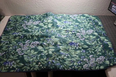 2 Fundas de Almohada Laura Ashley Brambleberry Acolchadas ESTÁNDAR Par Verde Foto 1 de 4