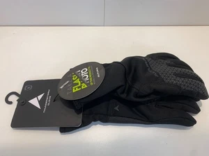 Altura Fleece winddichte Nachtsicht Vollfinger Fahrradhandschuhe schwarz reflektierend - Bild 1 von 4