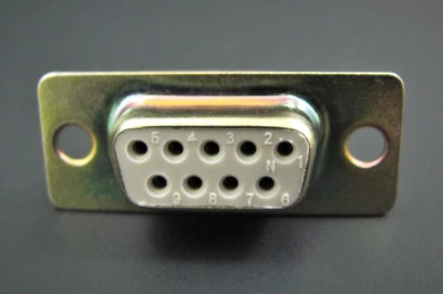 (10x) Pan Pacific DS9S - 9-Pin Female D-Sub Connector - Solder Cup Termination - Image 1 of 4