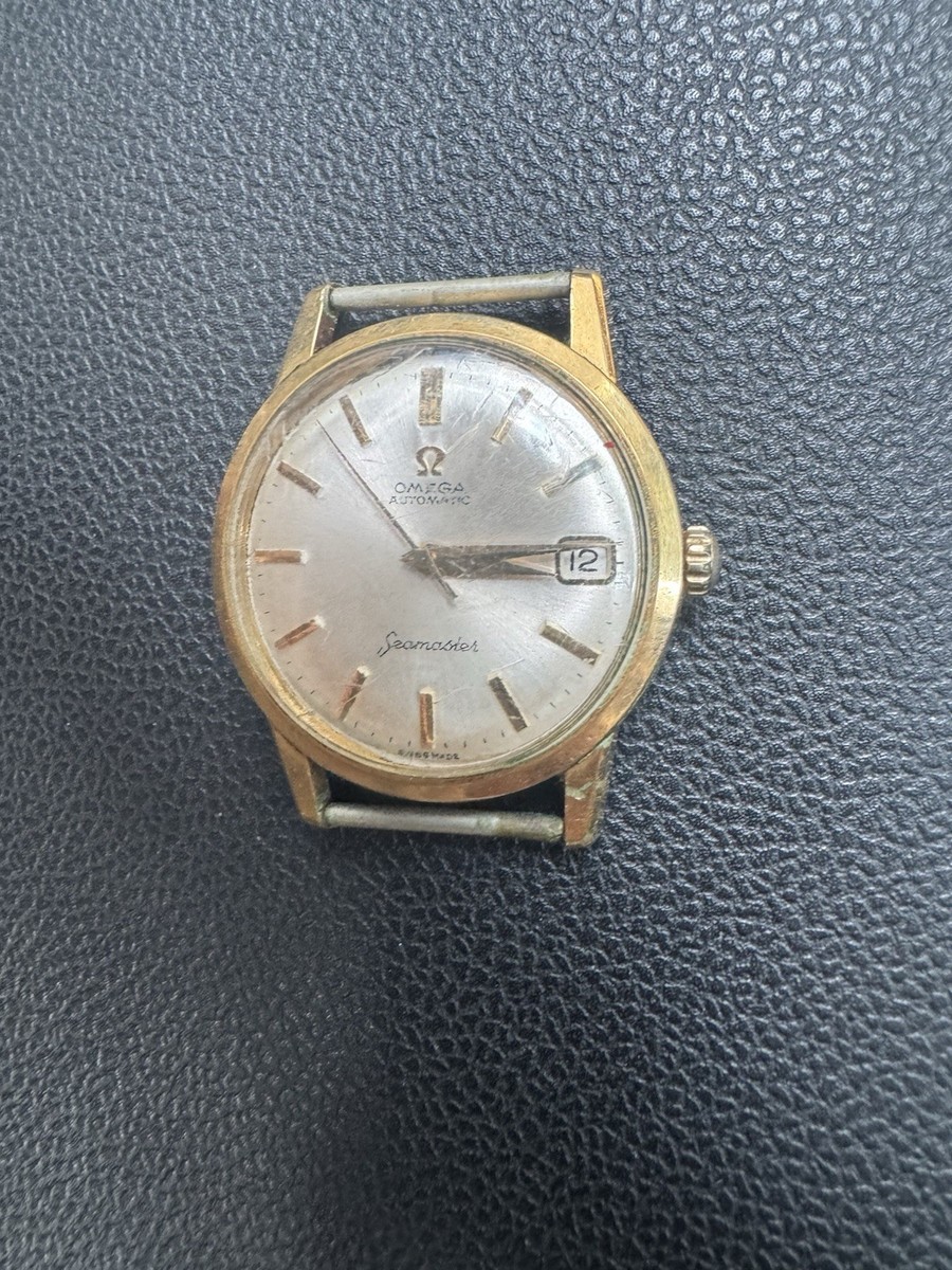 【アンティーク】OMEGA Seamaster Gold Vintage Omega Seamaster De Ville Automatic Solid Gold
