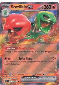 Scovillain ex - Double Rare Holo SV08: Surging Sparks 037/191 NM - Picture 1 of 2