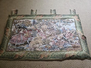 Tapestry of 18th Century Scene of Villa d'Este Estate at Lake Como in Italy - Picture 1 of 9