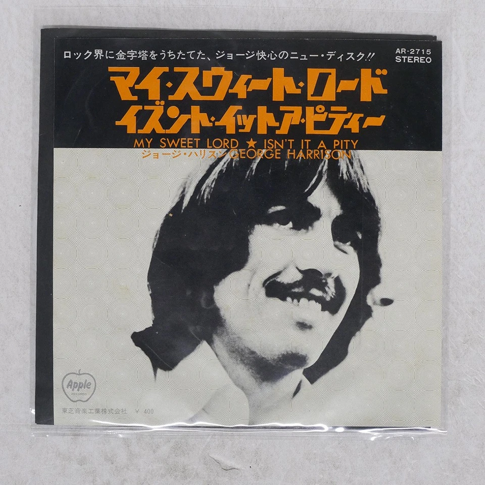 GEORGE HARRISON MY SWEET LORD / ISN'T IT A PITY APPLE AR2715 Japan VINYL 7 Foto 1 de 1