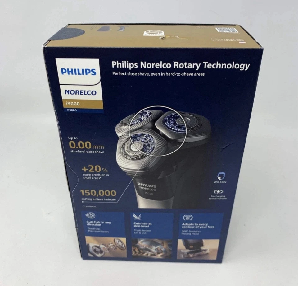 Philips Norelco Afeitadora i9000, Afeitadora Eléctrica en Húmedo y Seco, Precisión Giratoria 360 Foto 1 de 1