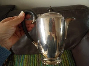 Coffee Pot Silver Plated Vintage Water Pot 19cm tall - Picture 1 of 9