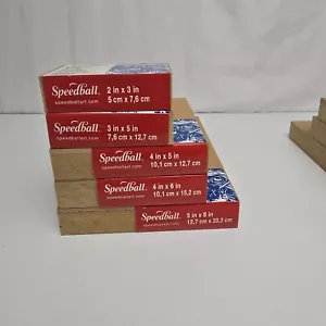 Speedball Linoleum Blocks. 4 Blocks different sizes. Price Is For all four. - Picture 1 of 3