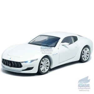 1:32 Maserati Alfieri Modellauto Alu Diecast Spielzeugfahrzeug Sammlung Geschenk weiß - Bild 1 von 12