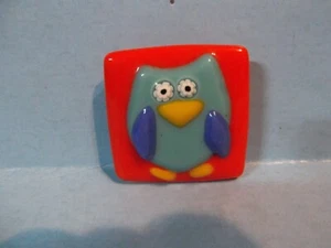 Collectible Kitchen Magnet Resin 1.5"in Goofy Owl - Picture 1 of 4