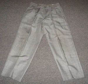 WOMEN'S PANTS - SLACKS - UNITED COLORS BENETTON - COLOR - CHECK - SIZE - 48 - Picture 1 of 2