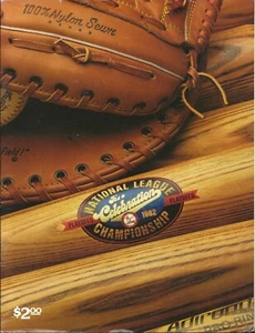 1982 NLCS Program St. Louis Cardinals Vs Atlanta Braves Busch Stadium - Picture 1 of 1