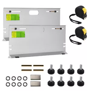 Toe Plate Tracking set Wheel Alignment toe Adjustment tracking Gauge Tool Plates - Picture 1 of 14
