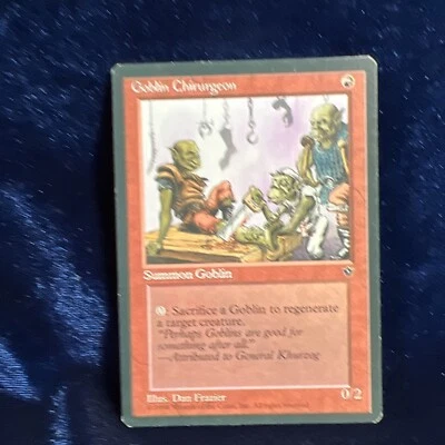 Goblin Chirurgeon Magic The Gathering Fallen Empires 1994 Card - Image 1 of 4