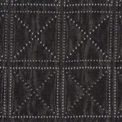 Dekostoff Plaidstoff Steppstoff Quadrate überbreit anthrazit weiß 2,80m Breite - Bild 1 von 4