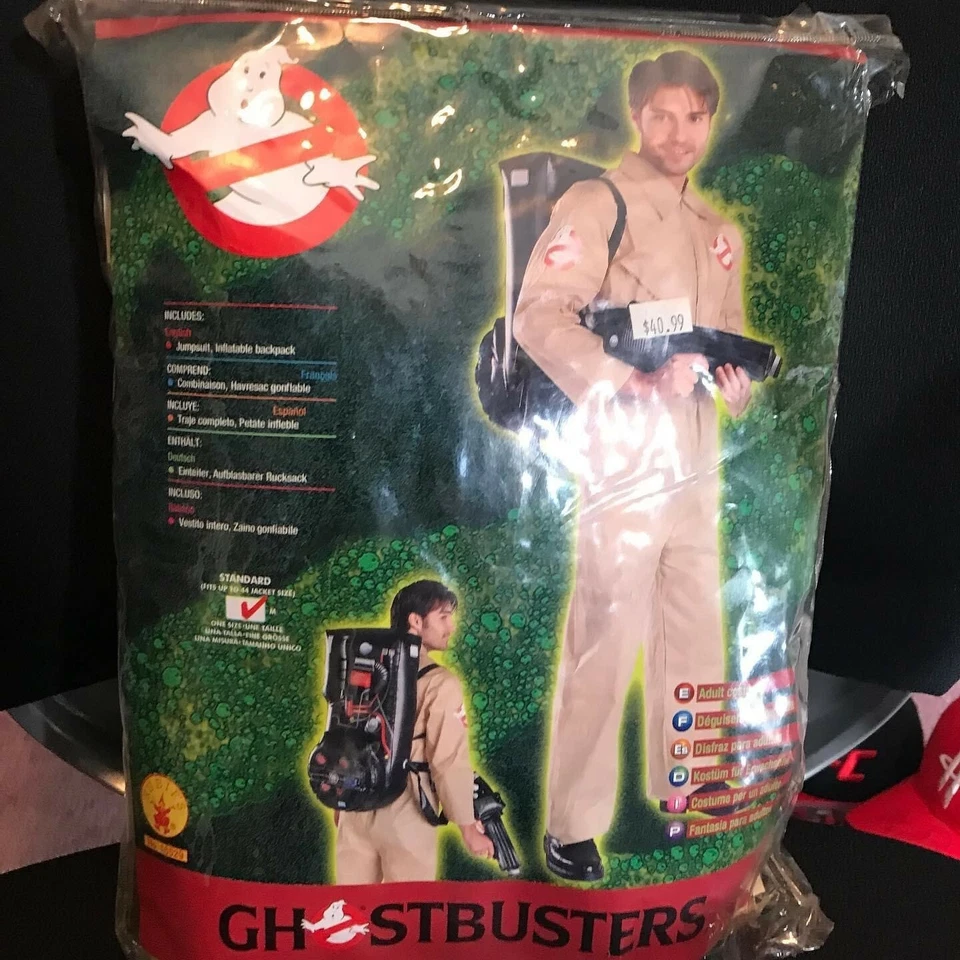 0 Ghostbusters Halloween Costume Men One size  Reg Jumpsuit with Proton Backpack - Image 1 of 1