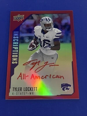 2015 UpperDeck Football Inscriptions TYLER LOCKETT Rookie Auto /149 Seahawks SSP - Image 1 of 2