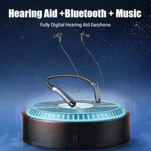Bluetooth Hearing Aid Noise Reduction Sound Amplifier Neck Headset Hearing Aids - Picture 1 of 10