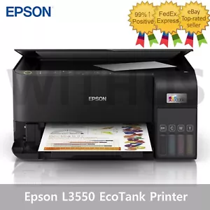 EPSON L3550 (Next of L361 L3100 L3210) Printer Ultra Continues Supply Ink Tank - Picture 1 of 10