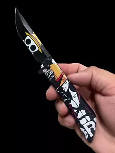 Anime themed Spring Assisted Pocket Knife - Collectible Anime Design Edc 62F - Picture 1 of 4