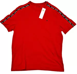 Calvin Klein Men’s T-shirt Color Chilli Pepper Size L New With Tags - Picture 1 of 5