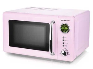Rosa Mikrowelle pink Mikrowellengerät Mikrowellenherd 700 Watt 20Liter Microwave - Bild 1 von 5