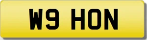 HONOR HONEY W Private Cherished Registration Number RARE 5 DIGIT HON PLATE - Picture 1 of 1