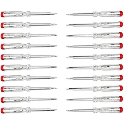 20x Stromprüfer 120-250V 60mm Phasenprüfer Spannungsprüfer Schraubendreher - Bild 1 von 4