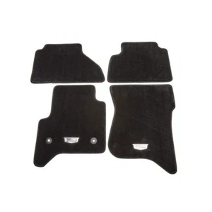 2015-2020 Cadillac Escalade Front & Rear Carpet Floor Mats 84313438 Black OEM - Picture 1 of 1