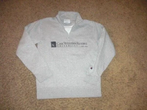 CASE WESTERN RESERVE gray 1/4 zip neck CHAMPION Sweatshirt Women's Small - Picture 1 of 4