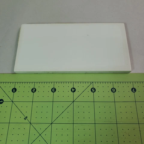 Antique Ceramic Subway Tile 1900's Robertson White VTG 4" x7" Cover