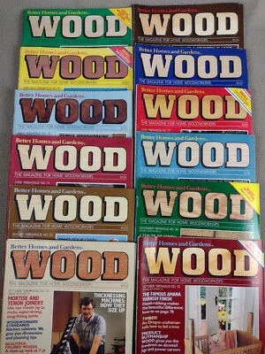 Wood Magazine Better Homes and Gardens 1985-1987 #8-13 #15-20 Special Issue #19 - Image 1 of 4