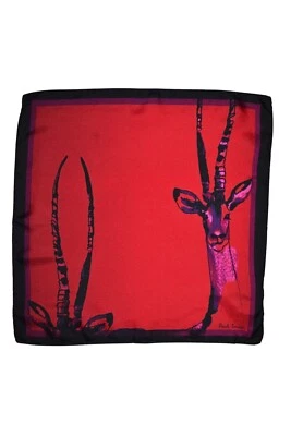 Paul Smith Mainline Safari Oryx Print Pocket Square Brand New - Image 1 of 3