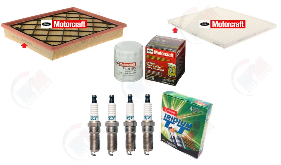 Kit de puesta a punto Motorcraft con DENSO IRIDIUM TT para Ford Fusion 2.0 Turbo 2013-2018 Foto 1 de 1