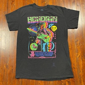 Jimmy Hendrix Northern California Folk Rock Festival Graphic Black Medium Tshirt - Picture 1 of 7