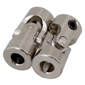 2pcs 5 x 5mm Model Car Shaft Coupling Motor Connector Alloy Universal Joint - Picture 1 of 3