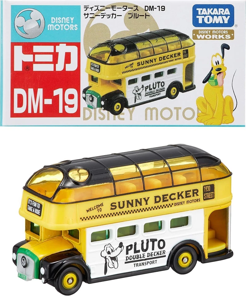 Tomica Disney Motors Dm-19 Sunny Decker Pluto Takara Tomy
