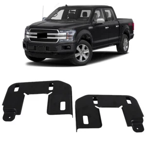 Driver + Passenger Side For Ford F-150 15-20 Front Frame Mount Bumper Bracket - Picture 1 of 12