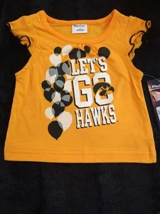 University of Iowa Hawks Hawkeyes Pro Edge Baby Stricktop 12 Monate Gelbgold - Bild 1 von 4