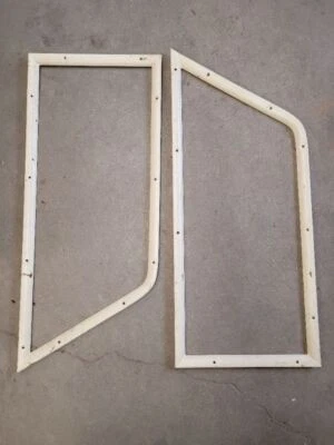 Molduras para enfeite de porta frontal Jeep Grand Wagoneer 1990 - Imagem 1 de 4