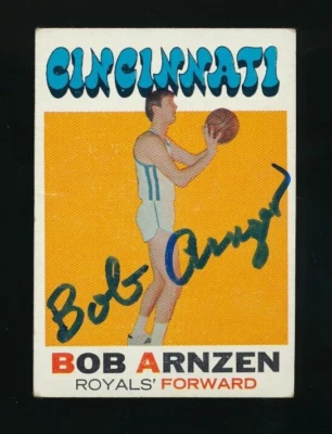 1971 Topps #94 Bob Arnzen signed auto autograph blue sharpie VG condition - Image 1 of 2