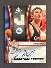 2009-10 SP Game Used Signature Fabrics Jason Smith #SF-JS Auto